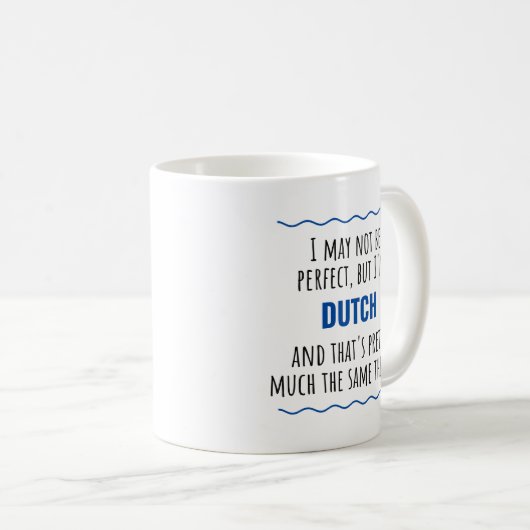 Drôle Néerlandais Pays-Bas Holland Idea Cadeau Mug (Devant droit)