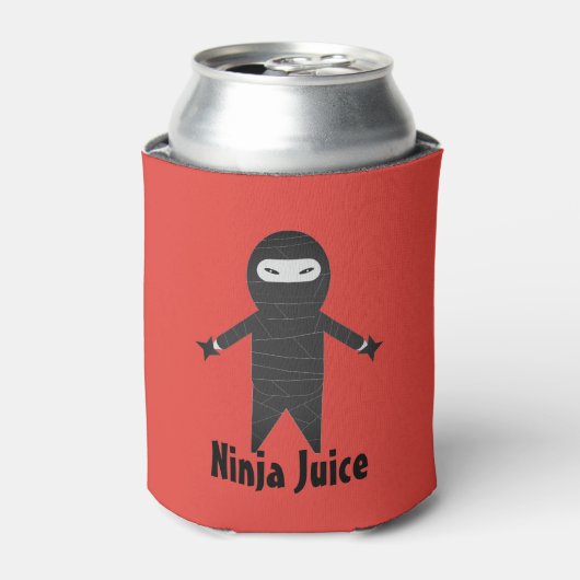 Drôle Ninja Jus de bière Glacière de boisson (Can devant)