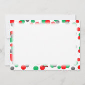 Drôle Noël Carte photo des hommes sages (Dos)