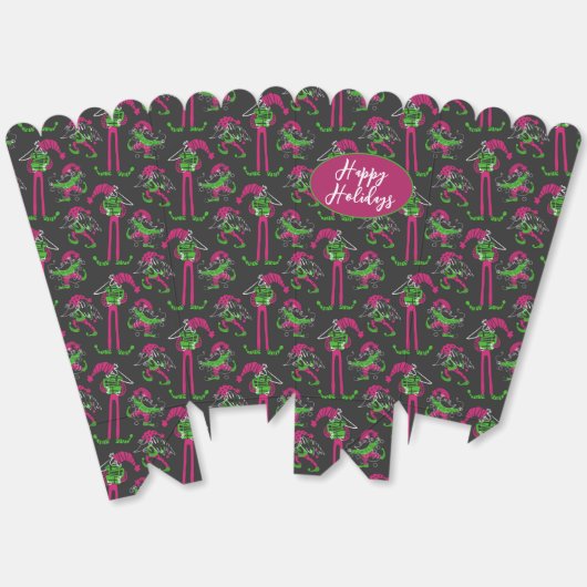 Drôle Noël Elf Gnome Ballotins (Déplié)