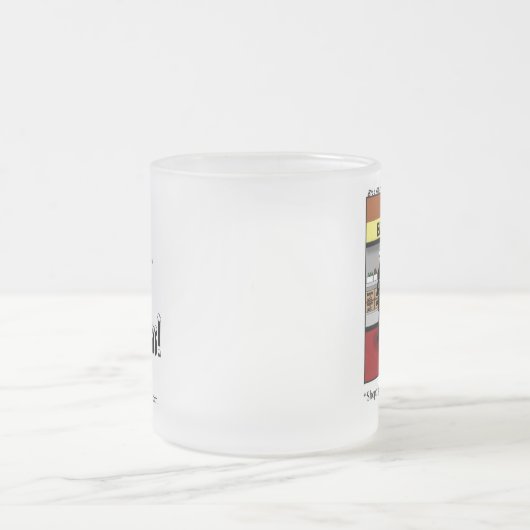 Drôle Noël Frosted Beer Mug (Centre)