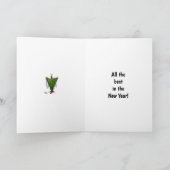 Drôle Noël Humour carte de voeux "Spectickles" (Intérieur)