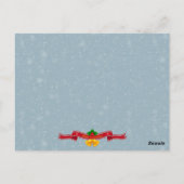 Drôle Noël Invitation pour la fête de Noël (Dos)