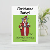 Drôle Noël Invitations (Debout devant)