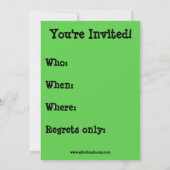 Drôle Noël Invitations (Dos)