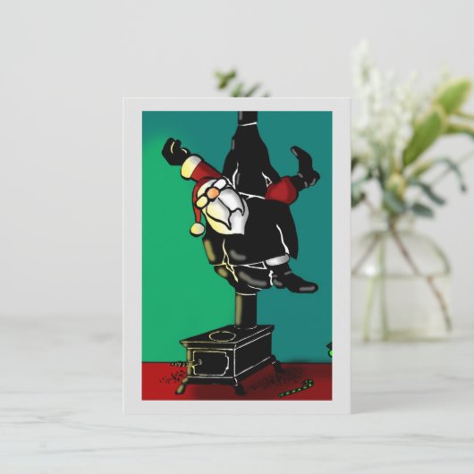 Drôle Noël Invitations (Debout devant)