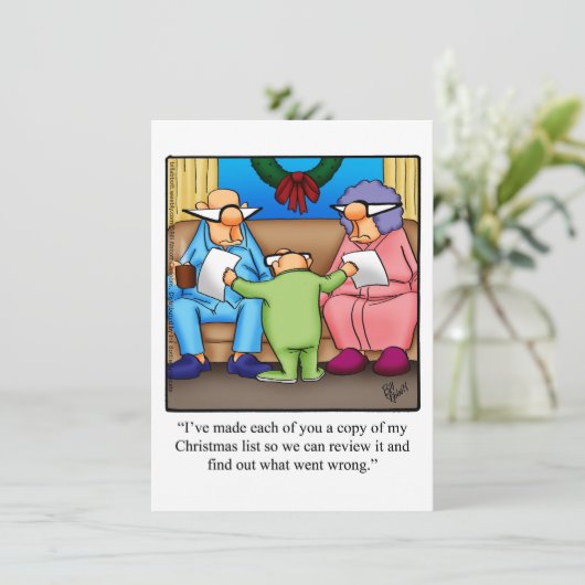 Drôle Noël Invitations (Debout devant)