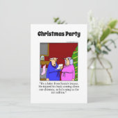 Drôle Noël Invitations (Debout devant)