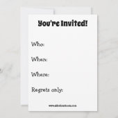 Drôle Noël Invitations (Dos)