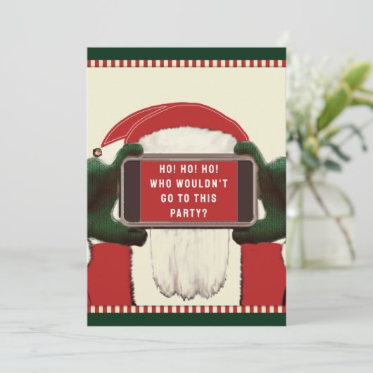 Drôle Noël Invitations (Debout devant)