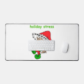 Drôle Noël Joke Cute Elf Vacances Stress (Clavier et souris)