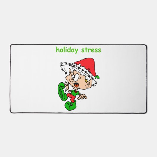 Drôle Noël Joke Cute Elf Vacances Stress (Recto)