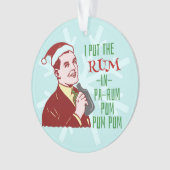 Drôle Noël Retro Rhum Boire Homme Vacances (devant)