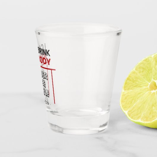 Drôle nom personnalisé verre tourné (Droite)