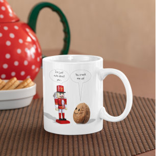Drôle Nutcracker Log Mug