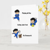 drôle obtenir bien bientôt carte (Fleur jaune)