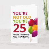 Drôle Obtenir la carte d'anniversaire plus ancienn (Devant)