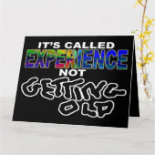 drôle obtenir vieille carte d'anniversaire (Fleur jaune)