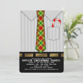 Drôle Office Noël Invitation (Debout devant)