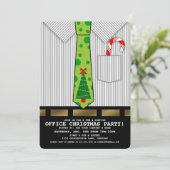 Drôle Office Noël Invitation (Debout devant)