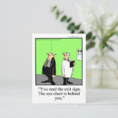 Drôle Ophtalmologie École Graduation Invitation (Debout devant)