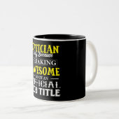 Drôle Opticien Mug (Devant droit)