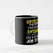 Drôle Opticien Mug (Devant gauche)