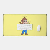 Drôle orangoutan dessinateur docteur (Clavier et souris)