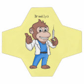 Drôle orangoutan dessinateur docteur (Plat)