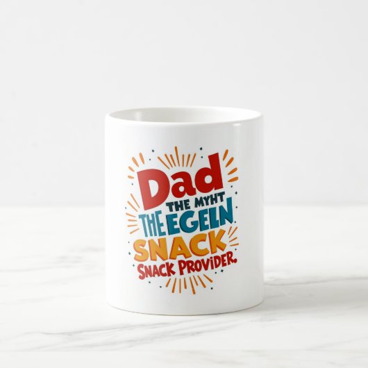 Drôle Papa Café Mug - Snack Provider Legend Cup (Centre)