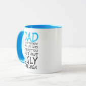 Drôle papa Mug cadeau pour la Fête des pères ou l' (Devant gauche)