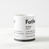 Drôle papa tasse Witty Typography Citation Superhe (Centre)