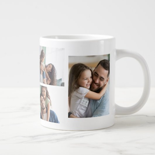 Drôle papa's Photo Collage Coffee Mug (Droite)