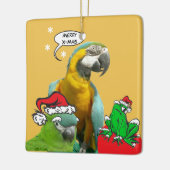 Drôle Parrot Parler Joyeux Ornement X-Mas (Gauche)