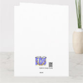 Drôle Parrot Parrot Merry X-Mas Carte de voeux (Dos)