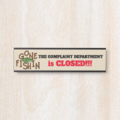 Drôle passé de la plaque de la patronne de pêche (Devant)