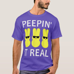 Drôle Peepin Il Vraiment Joyeux T-Shirt Bunny de P