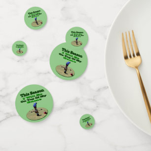 Drôle Pelouse Bowles Cette Saison, Table Confetti