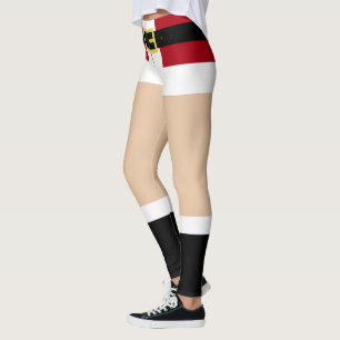 Drôle Père Noël Christmas Leggings