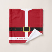 Drôle Père Noël serviettes de bain de Noël (Gant de toilette)