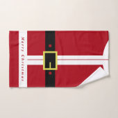 Drôle Père Noël serviettes de bain de Noël (Serviette à main)