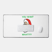 Drôle Père Noël Surpris Vous Voulez Ce Que (Clavier et souris)