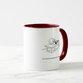 Drôle "Performance Review" Humour Mug (Devant droit)