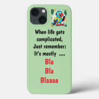Drôle perroquet sarcastique - coque iphone