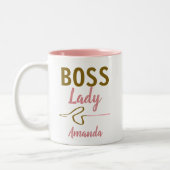 Drôle Personnalisé Boss Lady Whip Mug (Gauche)