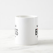 Drôle Personnalisé Cornes Boss Coffee Mug (Centre)