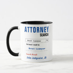 Drôle personnalisé Meilleur avocat Mug cadeau