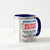 Drôle personnalisé Meilleur Dentiste Mug cadeau (Devant droit)