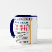 Drôle personnalisé Meilleur Dentiste Mug cadeau (Devant gauche)