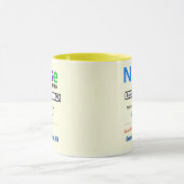 Drôle personnalisé Meilleure infirmière cadeau Mug (Centre)